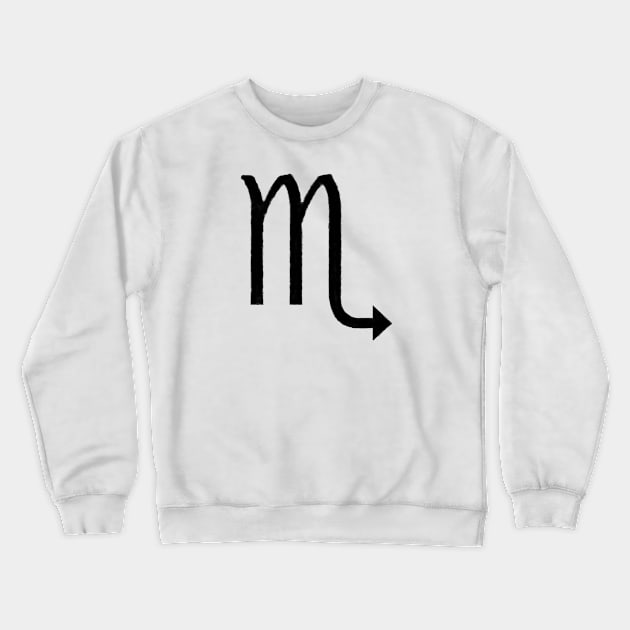 SCORPIO SYMBOL IN OIL Crewneck Sweatshirt by jcnenm